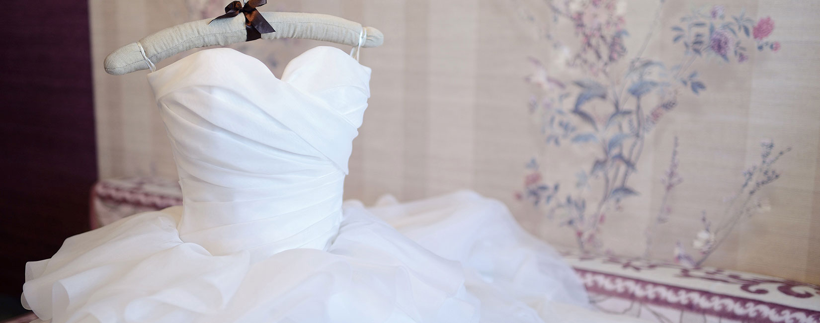 Wedding gown dry cleaning